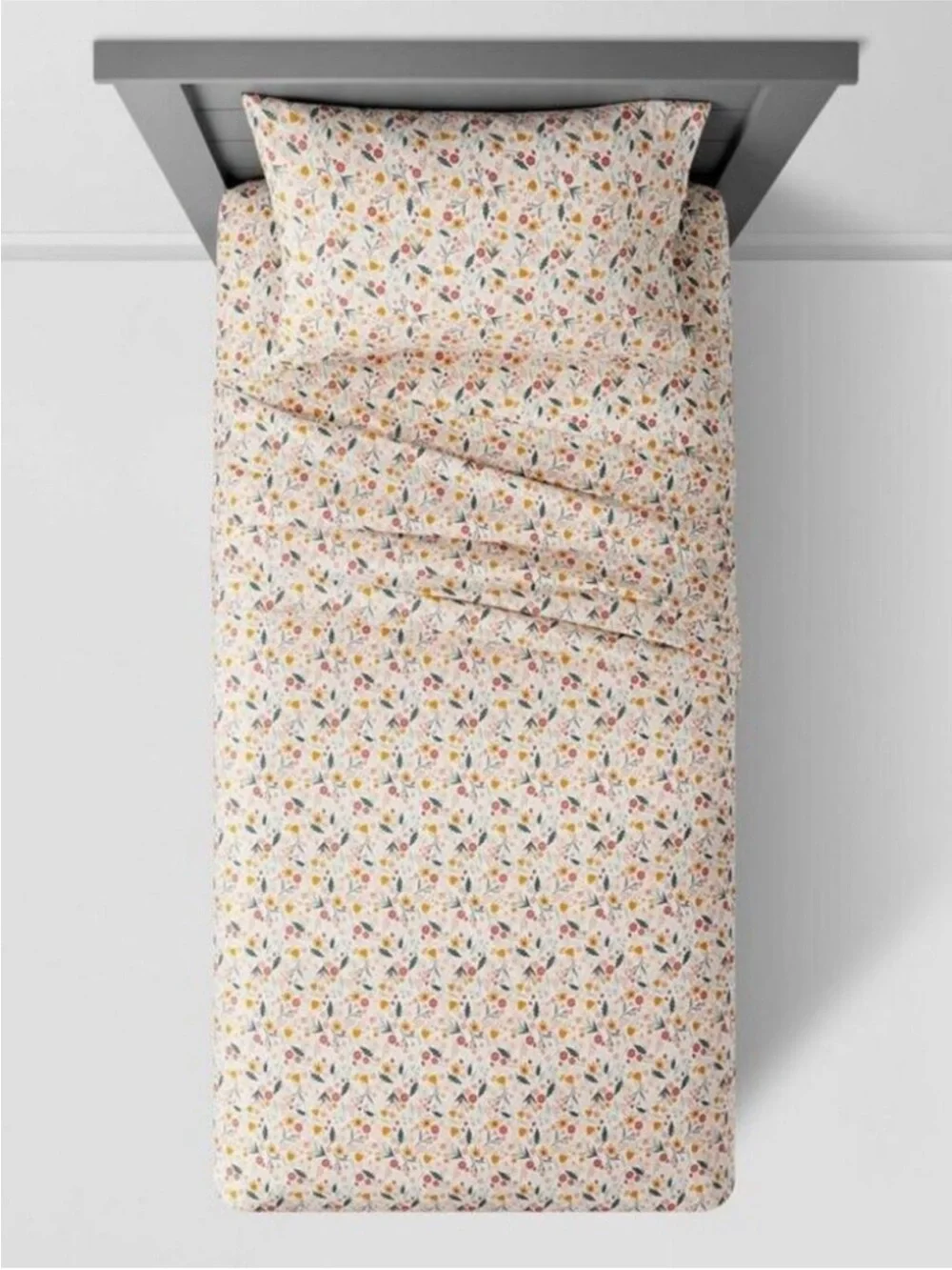 Pillowfort FULL SIZE In the Garden Ladybug 4pc Sheet Set w/ Pillowcases NEW